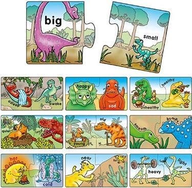 Orchard Toys Dinosaur Opposites Activity Puzzles Game
