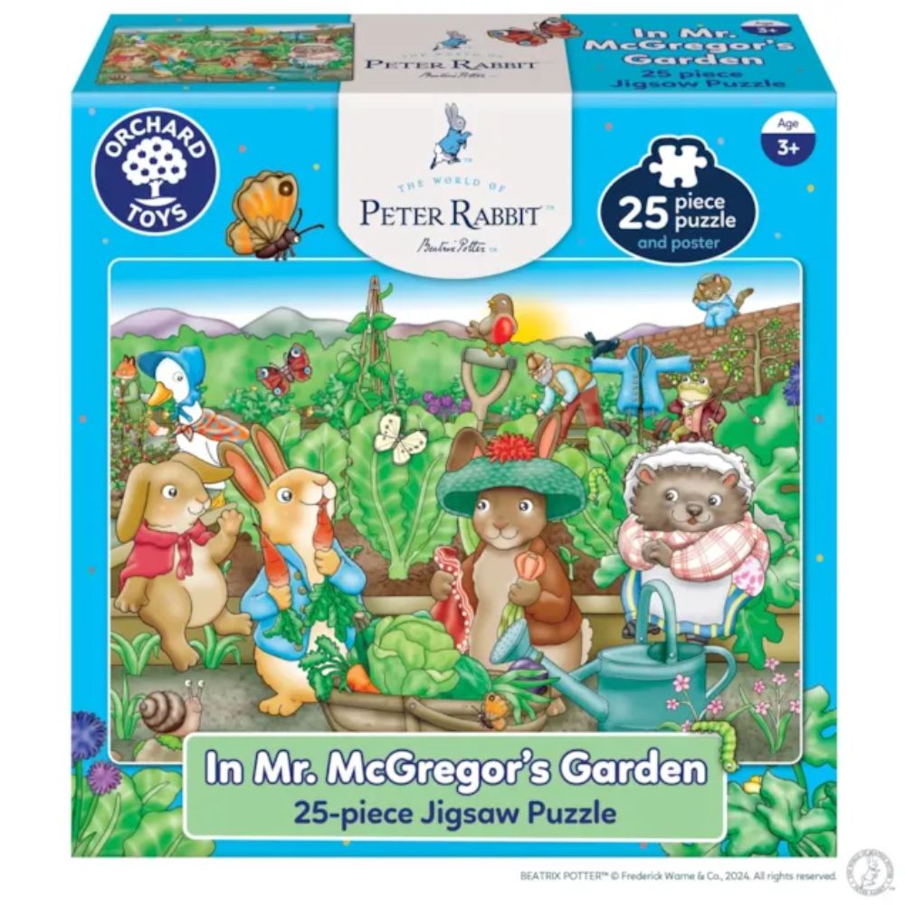 Orchard Toys Peter Rabbit In Mr. McGregor’s Garden Jigsaw Puzzle - Old Railway Line Garden Centre