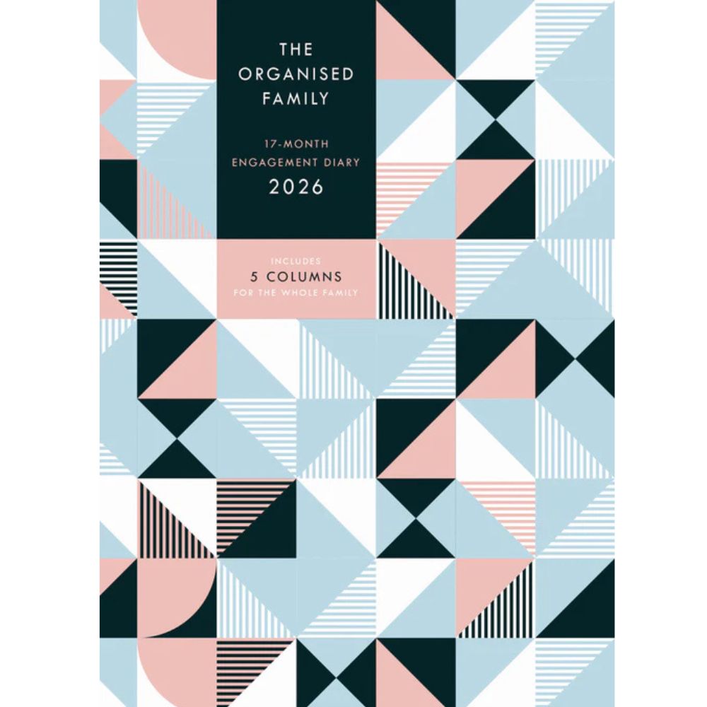 Otter House Organised Family (Geometric) Planner A5 Wiro Diary 2026