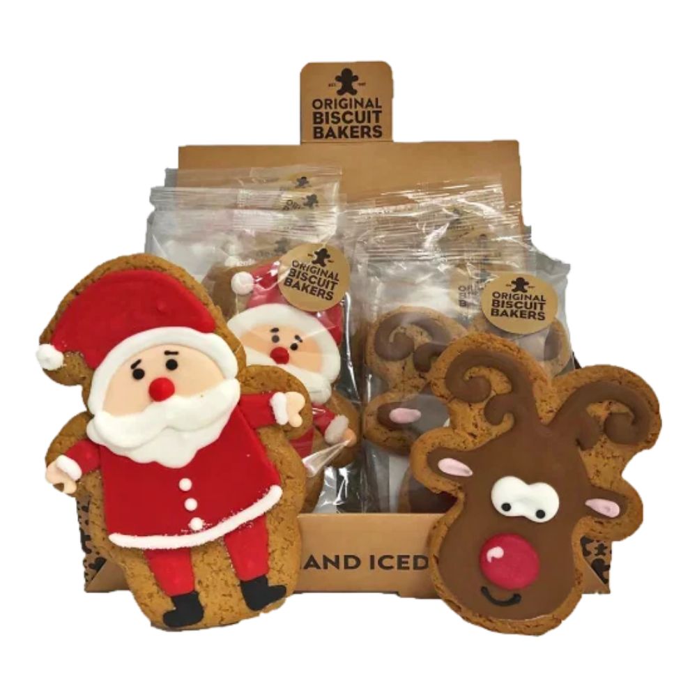 Original Biscuit Bakers 50g Santa/Reindeer Biscuit (choice of 2)
