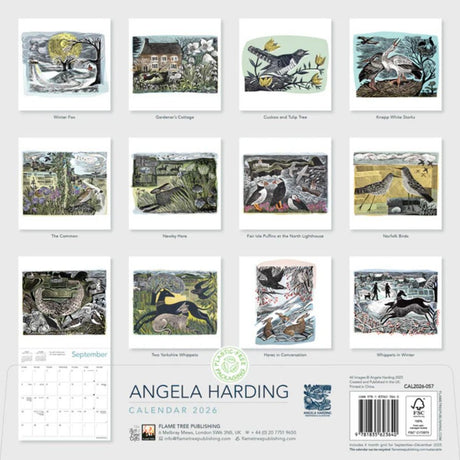 Otter House Angela Harding Wall Calendar 2026