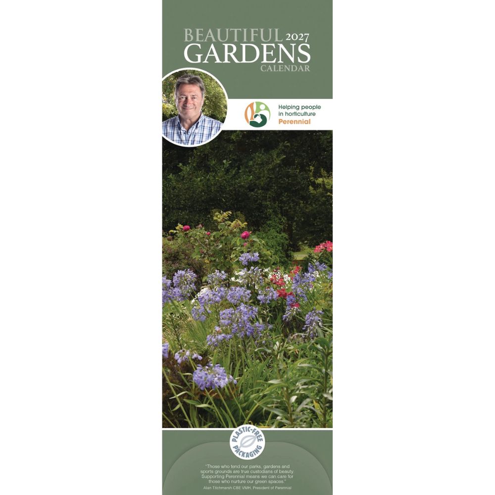 Otter House Beautiful Gardens, Alan Titchmarsh Slim Calendar 2027