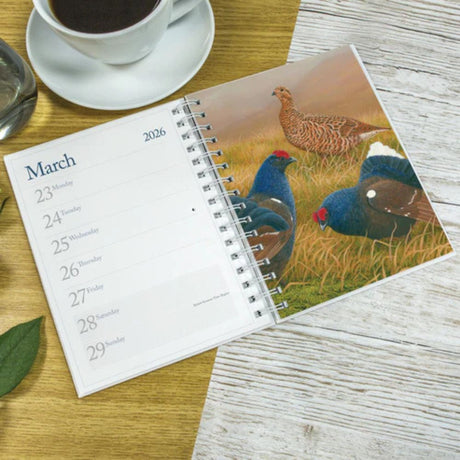 Otter House British Wildlife in Art by Robert Fuller Dlx Wiro Diary 2026