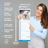Otter House Cats Slim Calendar 2027