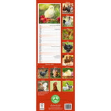 Otter House Chickens Slim Calendar 2027