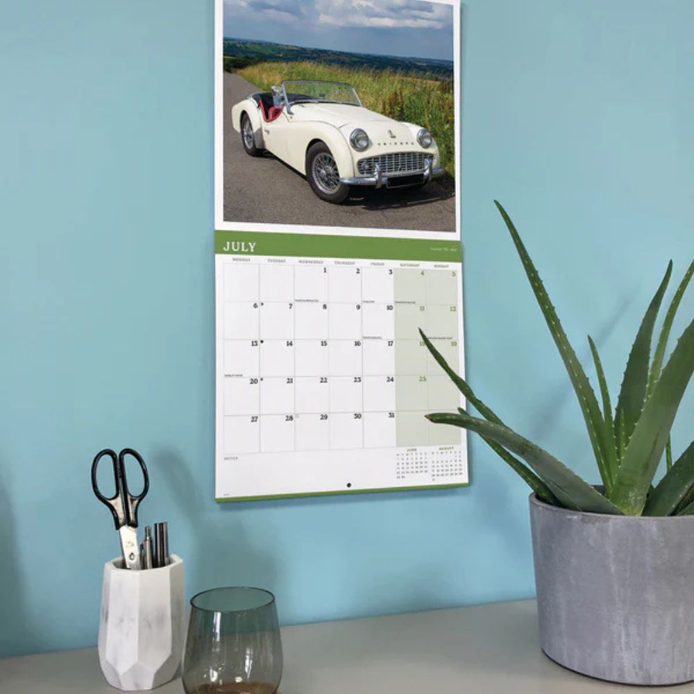 Otter House Classic British Cars Calendar 2026