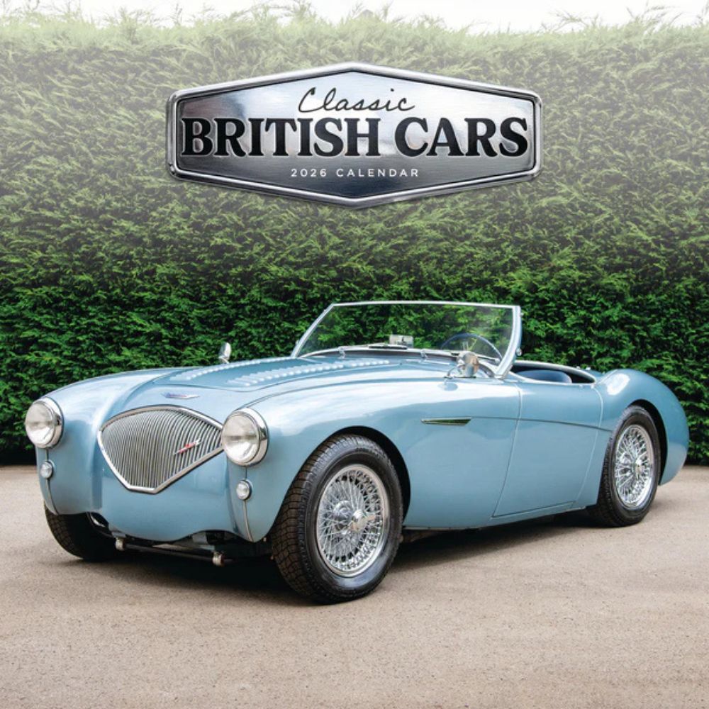 Otter House Classic British Cars Calendar 2026