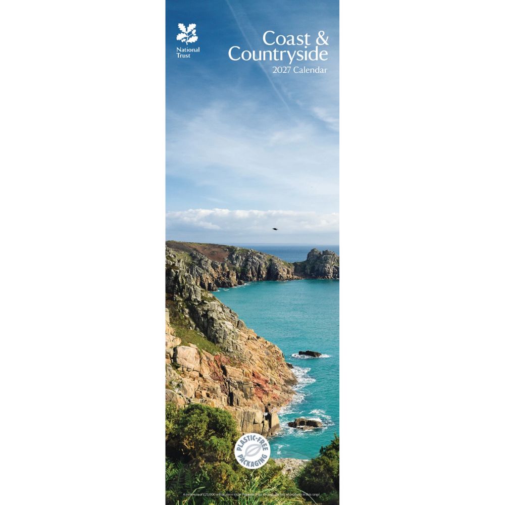 Otter House Coast & Countryside National Trust Slim Calendar 2027