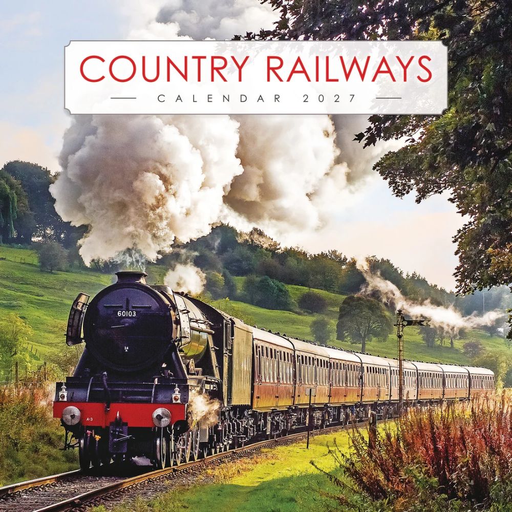 Otter House Country Railways Wiro Wall Calendar 2027