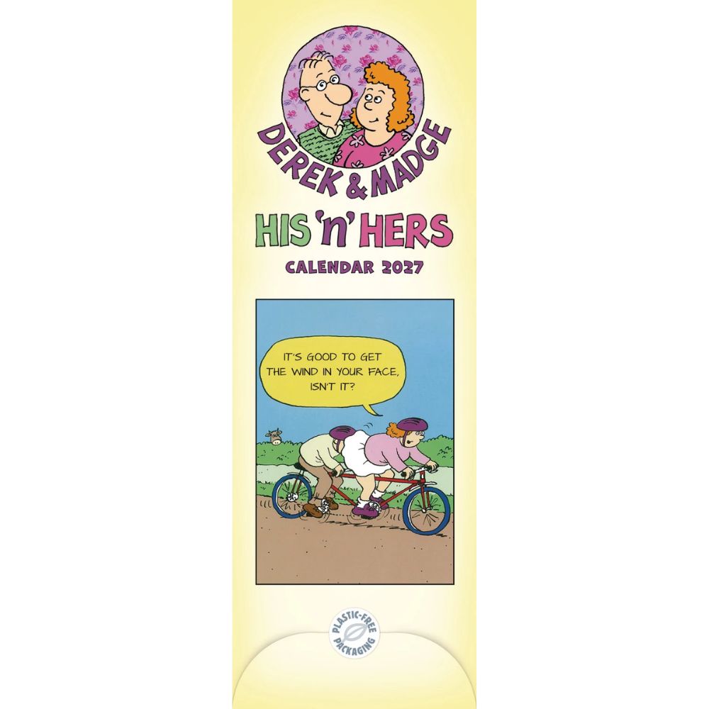 Otter House Derek & Madge His n Hers Planner Slim Calendar 2027