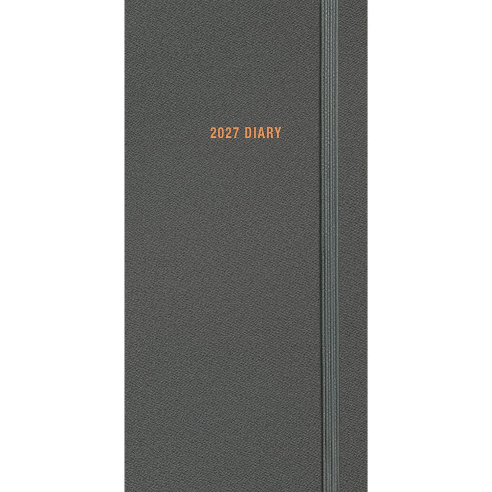 Otter House Fashion Diary Charcoal Slim Diary 2027