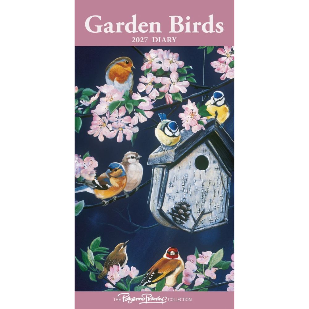 Otter House Garden Birds by Pollyanna Slim Diary 2027