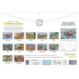 Otter House Golden Days, Trevor Mitchell A4 Calendar 2027