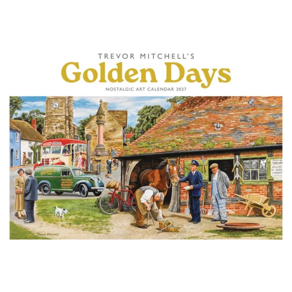 Otter House Golden Days, Trevor Mitchell A4 Calendar 2027