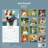 Otter House Jack Russell Wall Calendar 2027