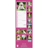 Otter House Labrador Retriever Yellow Slim Calendar 2027