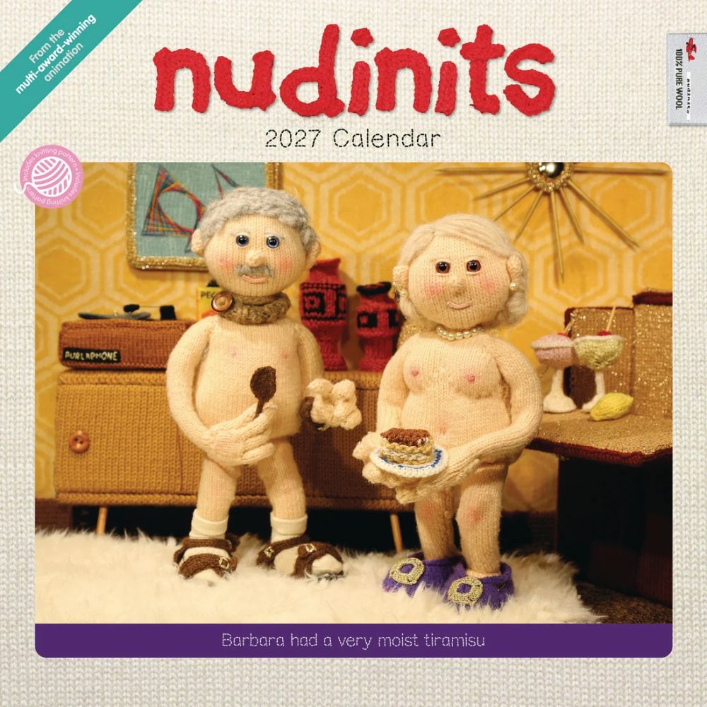 Otter House Nudinits Wall Calendar 2027