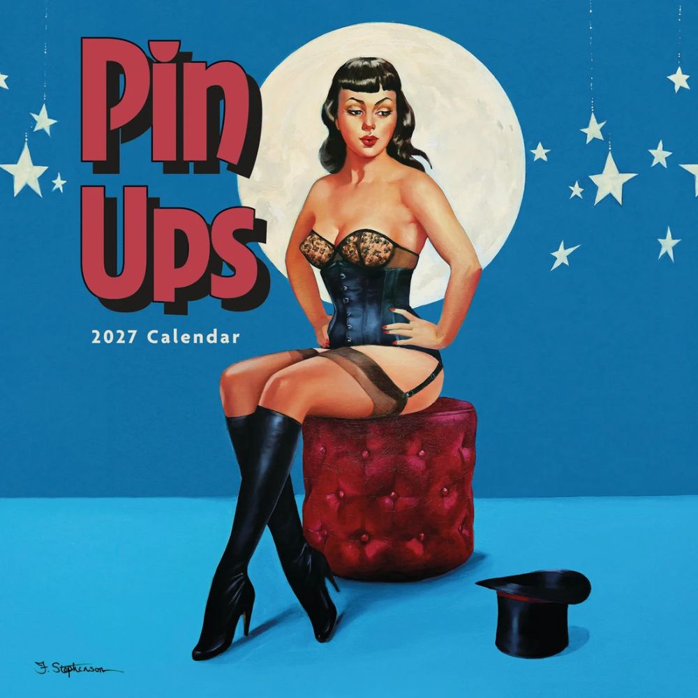 Otter House Pin Ups Wall Calendar 2027