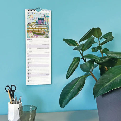 Otter House Seaside Days Slim Calendar 2026