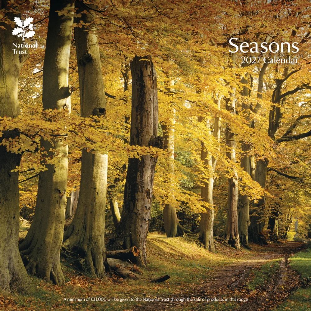Otter House Seasons National Trust Wall Calendar 2027
