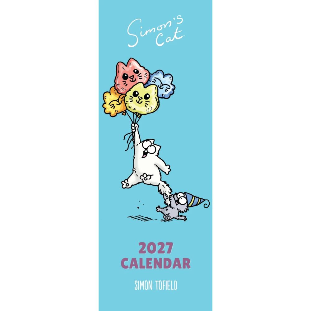 Otter House Simons Cat Slim Calendar 2027