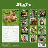 Otter House Sloths Wall Calendar 2027
