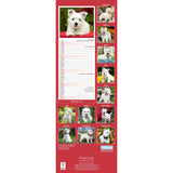 Otter House West Highland White Terrier Slim Calendar 2027