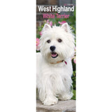 Otter House West Highland White Terrier Slim Calendar 2027