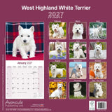 Otter House West Highland White Terrier Wall Calendar 2027