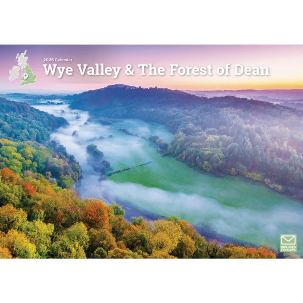 Otter House Wye Valley & The Forest of Dean A4 Calendar 2026