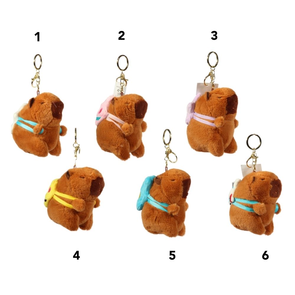 Otterdene Soft Capybara Keyring (Choice of 6)