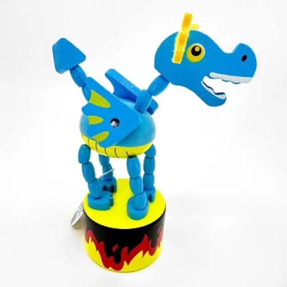 House of Marbles Wooden Dancing Dragon Press-Up Fidget Toy