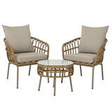 Outdoor Living Amadora 2-Seater Wicker Bistro Set