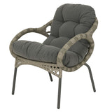 Outdoor Living Castel 2-Seater Wicker Bistro Set - Grey - Old Railway Line Garden Centre
