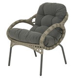 Outdoor Living Castel 2-Seater Wicker Bistro Set - Grey