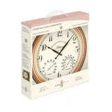 Outside In 15" Astbury Wall Clock, Thermometer & Hygrometer - Old Railway Line Garden Centre