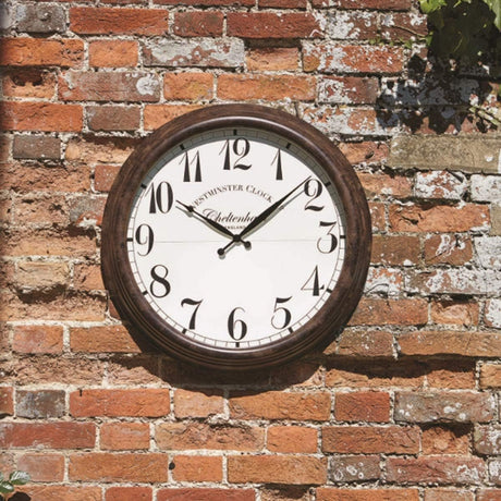 Outside In 23" Cheltenham Wall Clock - Old Railway Line Garden Centre