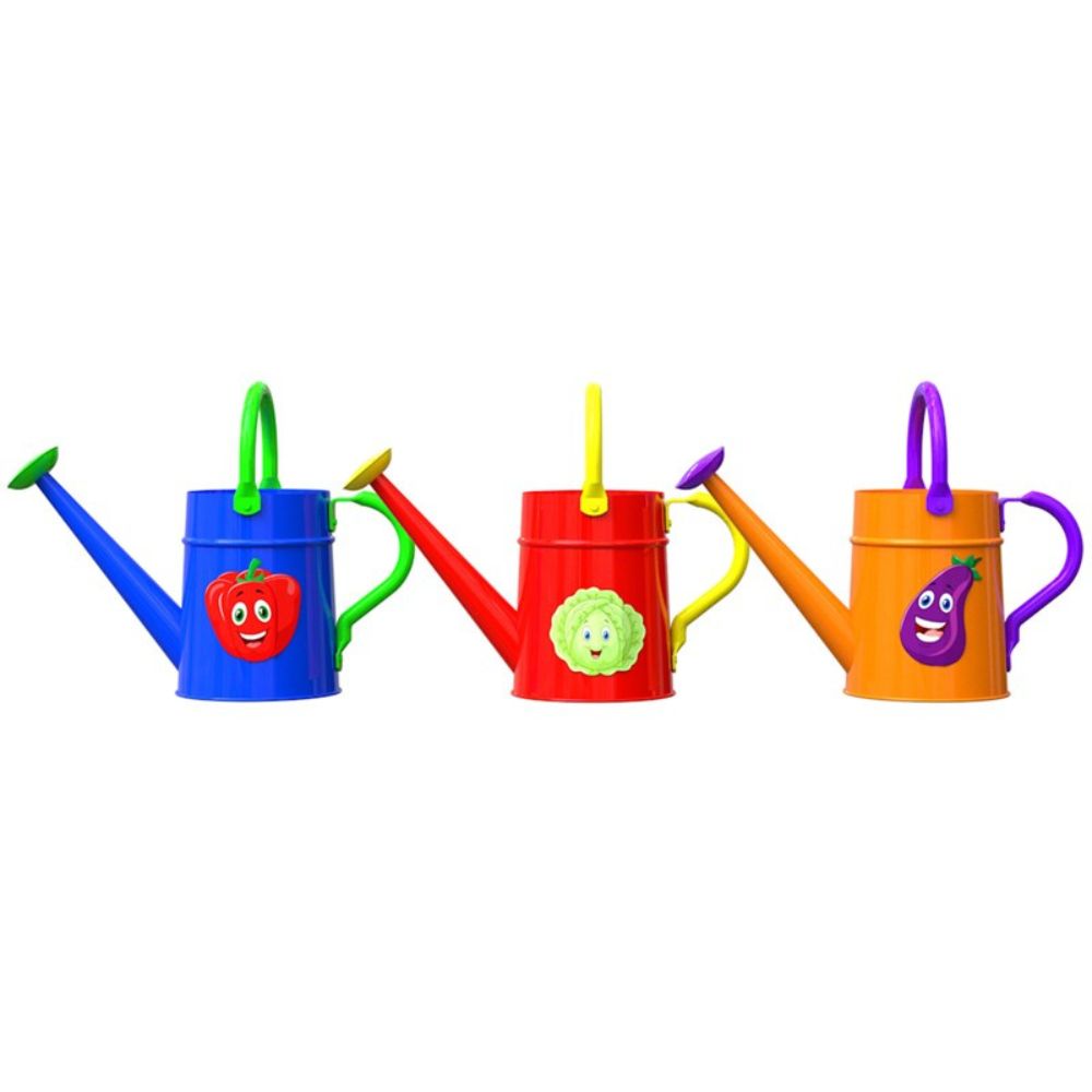 Panacea 23cm Kidz Watering Cans With Stickers (Assorted)