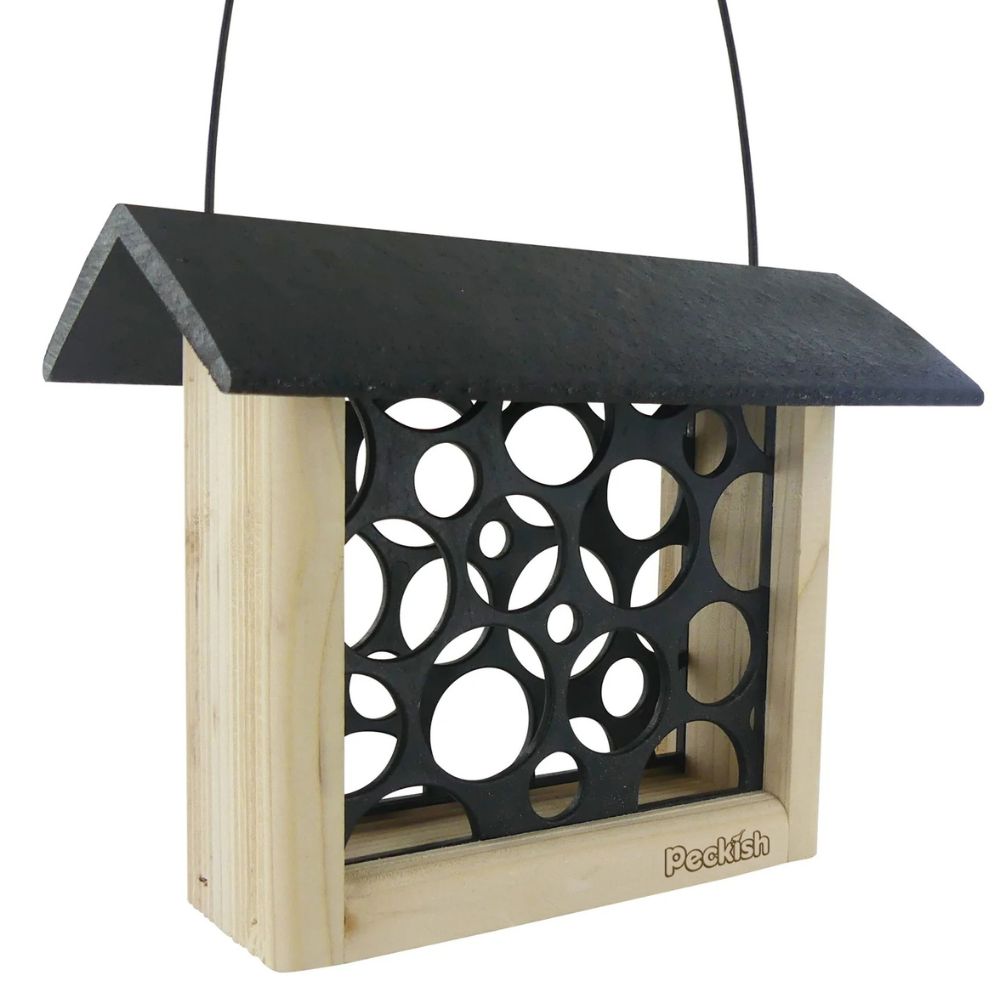 Peckish Woodland Feast Multi Bird Feeder Holds Seeds & Suet Cake