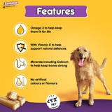 Pedigree 180g Jumbone Chicken & Lamb Dog Treats - Pack of 2