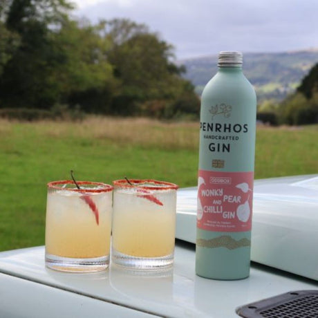 Penrhos 70cl Wonky Pear and Chilli Gin - Old Railway Line Garden Centre