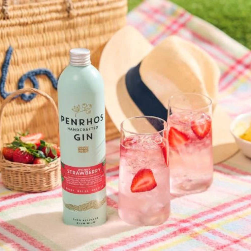 Penrhos Strawberry Gin Tin 70cl