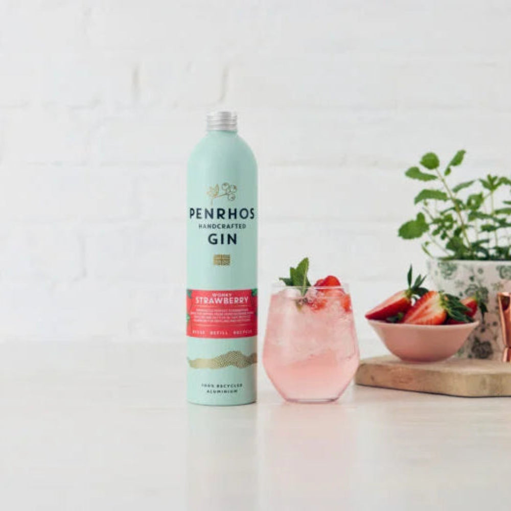 Penrhos Strawberry Gin Tin 70cl