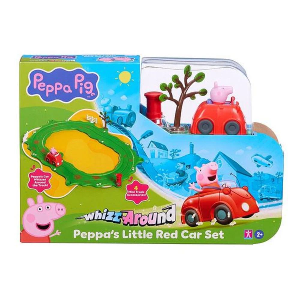 Peppa Pig Whizz Around Peppa's Little Red Car Set