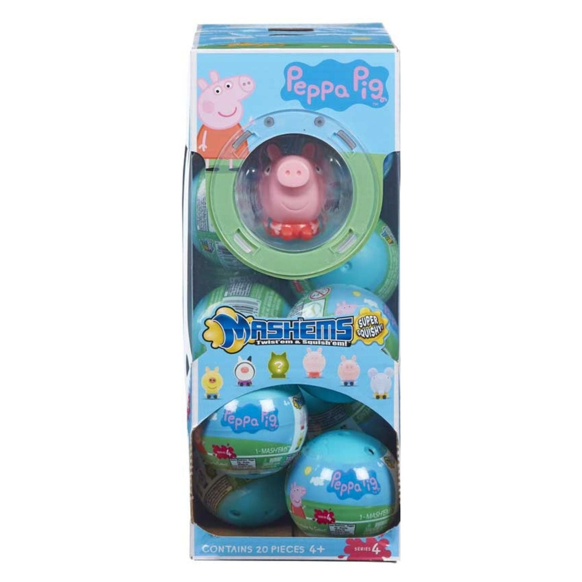 Peppa Pig Mash'ems Character Blind Box Capsule Toy - Old Railway Line Garden Centre