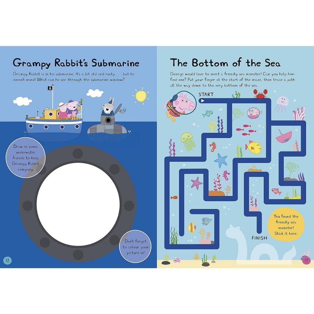 Peppa Pig: Peppa's Underwater Friends Sticker Book