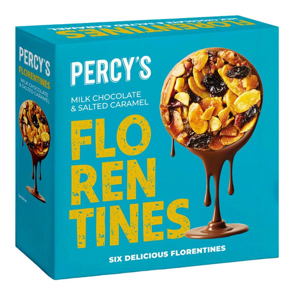 Percy's 115g Florentines-Milk Chocolate Salted Caramel Florentines