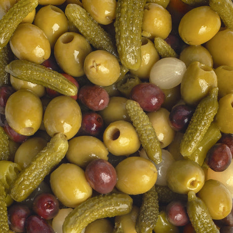 Perelló 700g Cocktail Picante Olives and Pickles - Old Railway Line Garden Centre