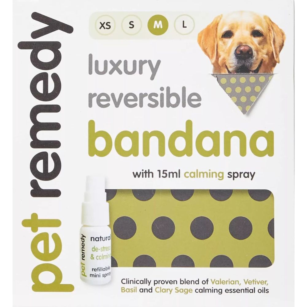 Pet Remedy Calming Bandana Kit - Medium