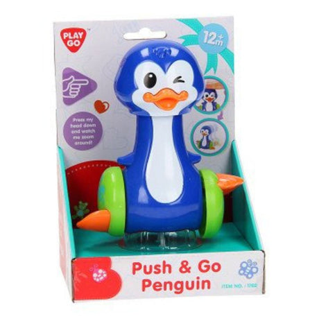 Playgo Push & Go Penguin - Old Railway Line Garden Centre